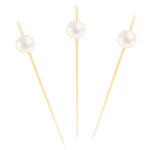 Pincho Decorativo Especial Perla Blanca Paqx100Und/Cjx100Paq