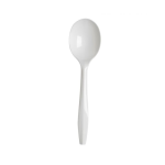 Cuchara Sopera Desechable Paqx100Und/Pcx10Paq
