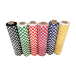 Rollo Papel Parafinado Cuadricula de Colores Unidad/Pacax10Rll
