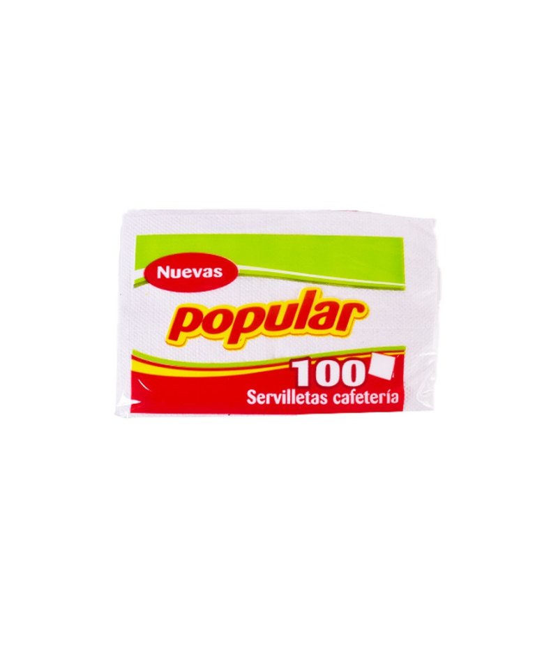 2 Servilleta Cafeteria Popular Paqx300Und/Cjx18Paq - Imagen 1