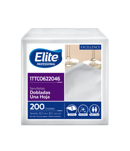 Servilleta de Lujo Elite Paqx200Und/Cjx18Paq
