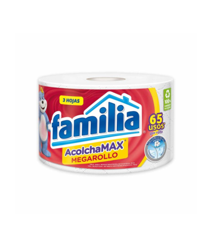 Papel Higiénico Familia Megarrollo 30 Mts Unidad/Pcx48Rll