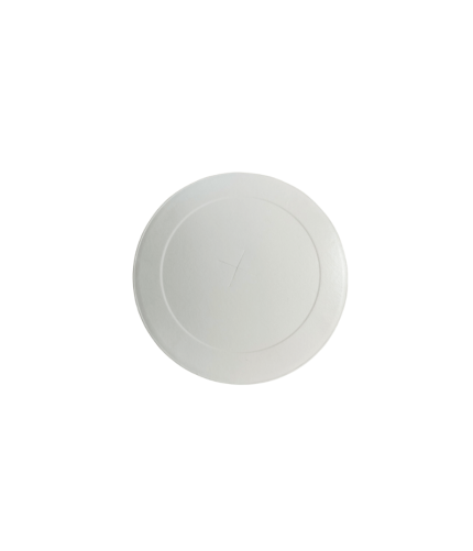 Tapa Rígida Cartón Blanca Para Vasos 6 , 7oz y Contenedor de 4oz Paqx25Und/Cjx1000Und