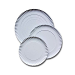 Plato pando en Cartón 18 Cm Paqx20/Cjx30Paq