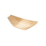 Plato Canoa de Bambu Paqx100/Cjx10Paq