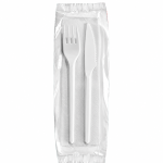 Set Duo Tami Desechable Blanco (Serv+Ten+Cuch)Paqx100Und/Cjx500Und