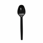 Cuchara Dulcera Negra Empaque Individual Paqx100Und/Cjx500Und