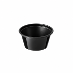 Copa Soufflé 1oz Negra Paqx100Und/Cjx800Und