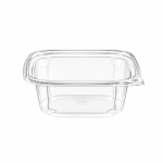 Contenedor Cuadrado SafetyPlus Resq 12oz Cristal Paqx20Und/Cjx200Und